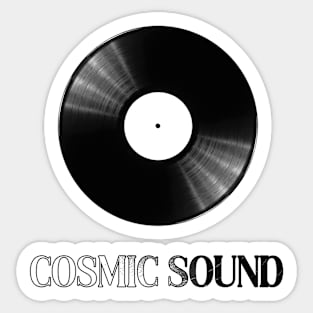 COSMIC SOUND T-SHIRT 80S 90S OLD MUSIC Sticker